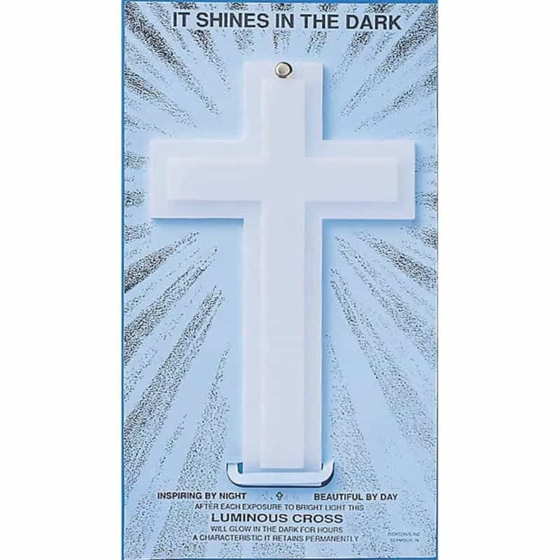 Large Luminous Wall Cross