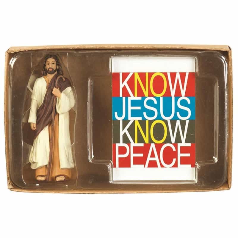 Jesus Figurine And Card Know Jesus Know