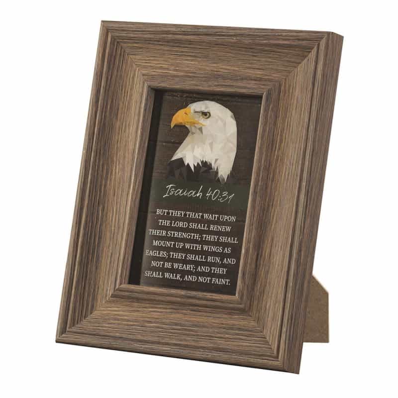 Photoframe Tabletop Eagle Isaiah 40:31