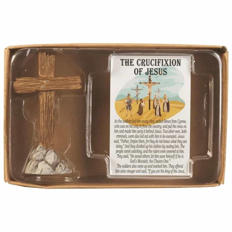 Cross Figurine Card Crucifixion Of Jesus