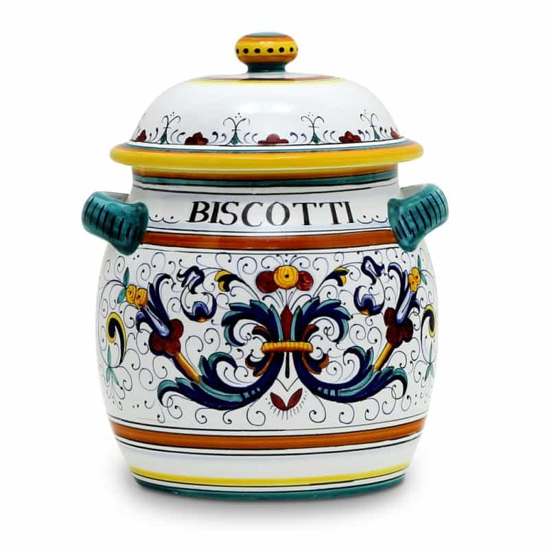 Ricco Deruta: Traditional Biscotti Jar