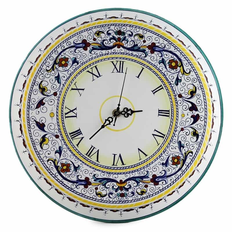 Ricco Deruta Deluxe: Large Round Wall Clock