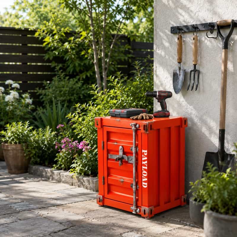 Container Storage Side Table - Small