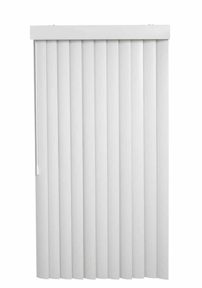 102 X 84 In. 3-1/2 In. Pvc Vertical Blind In White