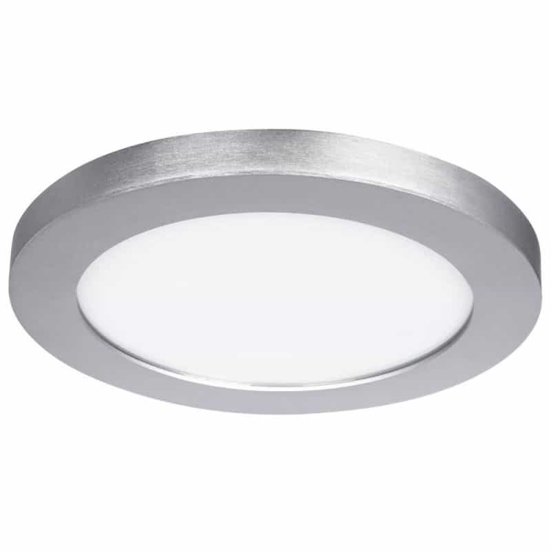 25 W Integrated Led Flush Mount Ceiling Fixture In Brushed Nickel