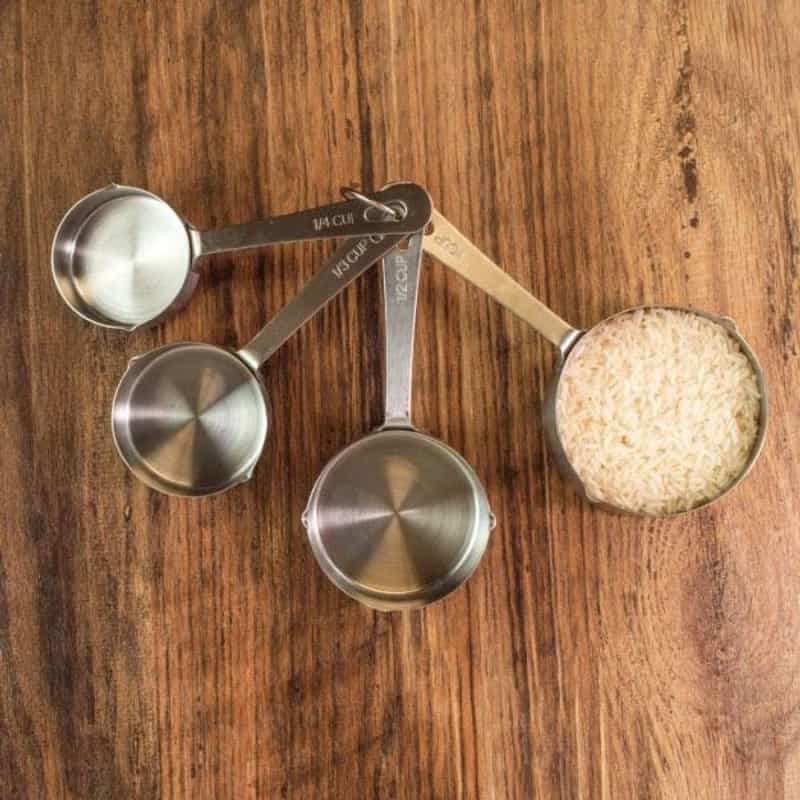 Harold Import Hic 4-Piece Baking Stainless Steel Measuring Cups