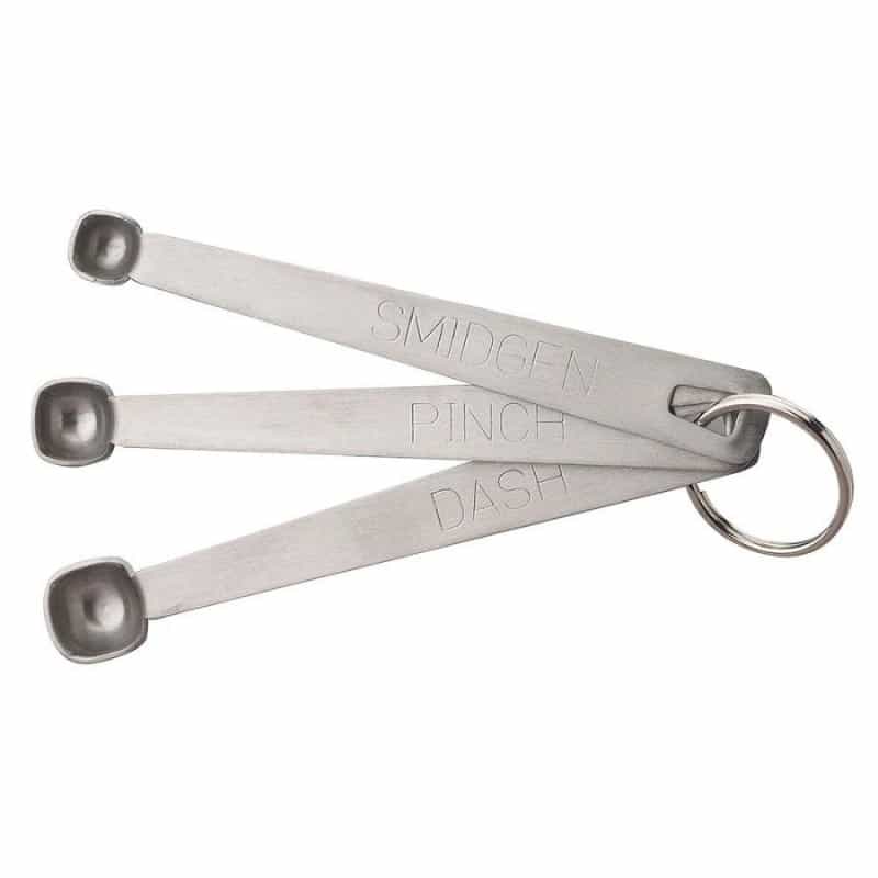Mrs. Anderson 3-Piece Dash, Pinch, Smidgen Measuring Spoons