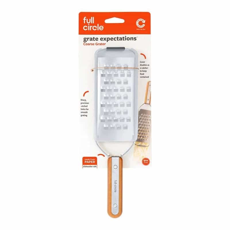 Full Circle Grate Expectations Coarse Grater With Food Catcher