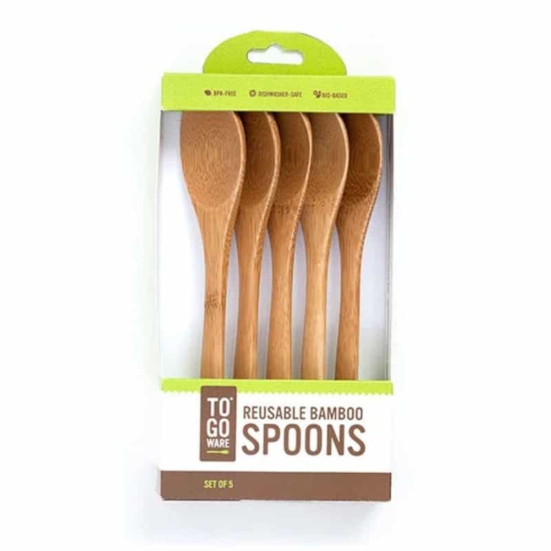 To-Go Ware Reusable Bamboo Spoons 5 Count