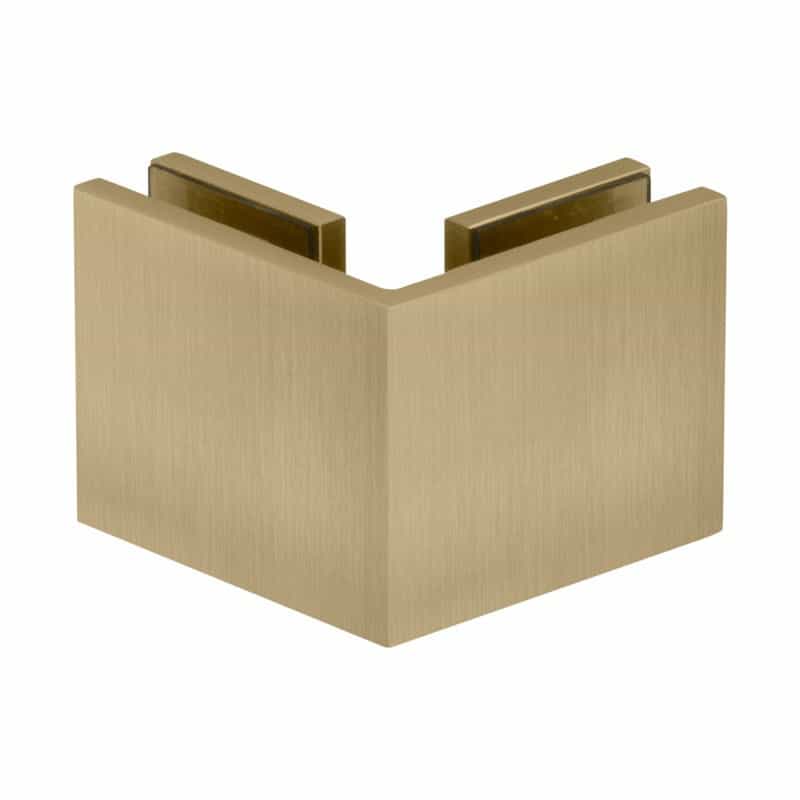 – Glass Simple 90° Glass-To-Glass Clamp, Square Profile