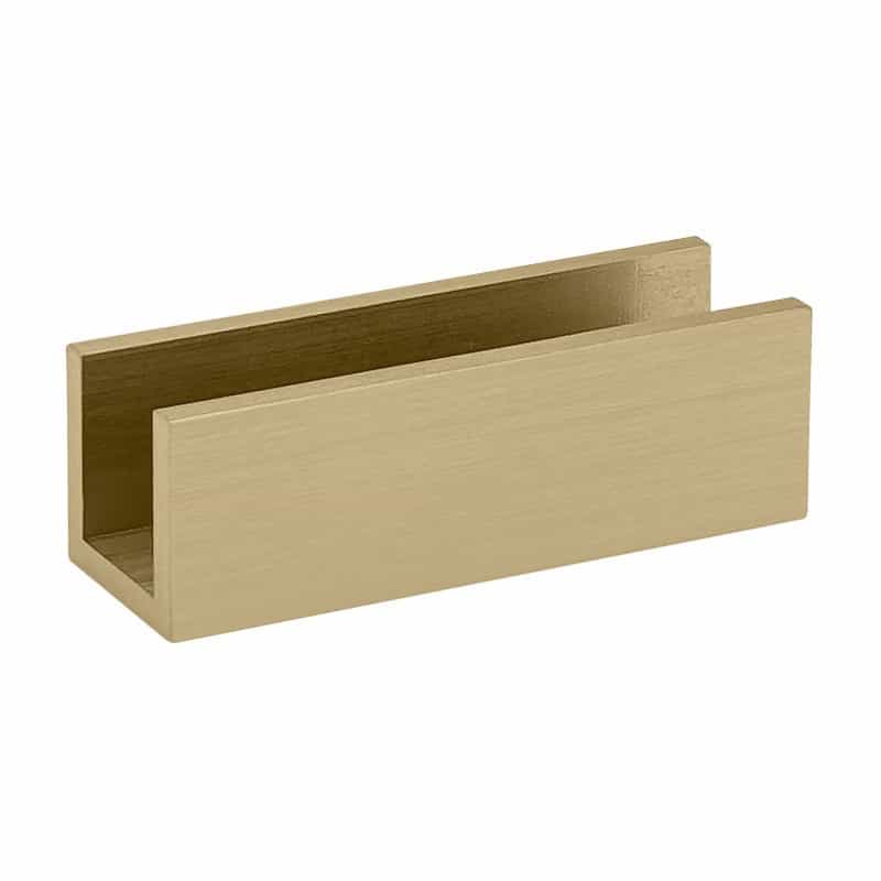 Glass Simple Wall-Mount No-Fab Clamp For 3/8" Fixed Glass