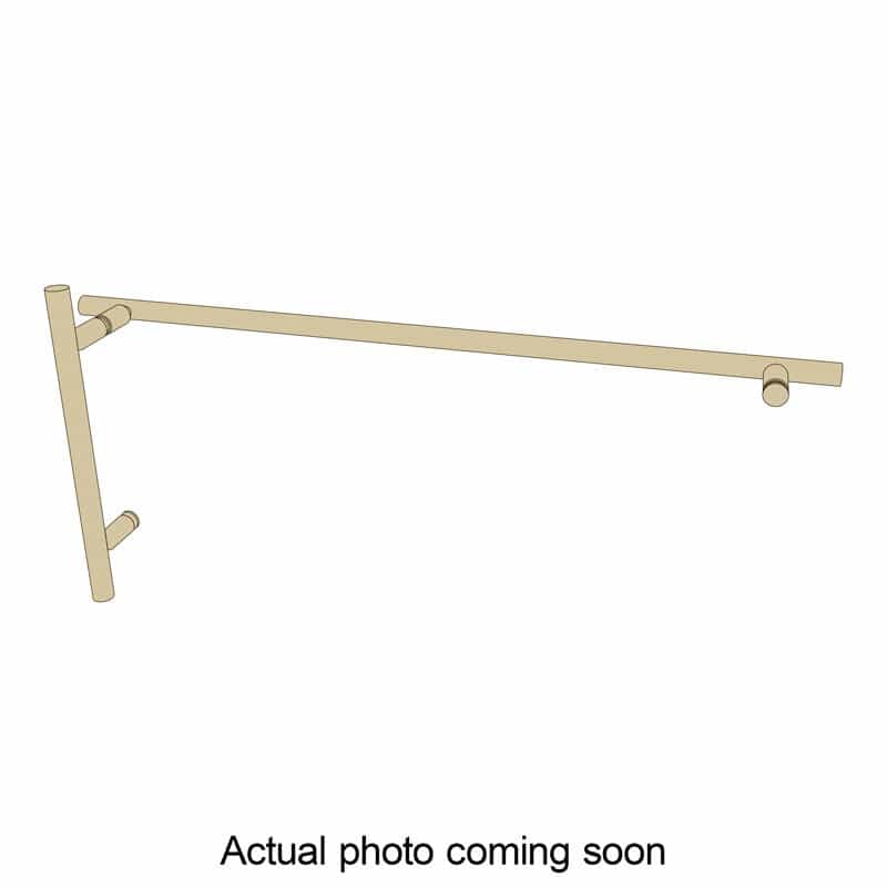 Glass Simple 8" X 24" Ladder Style Pull Handle/Towel Bar Combo