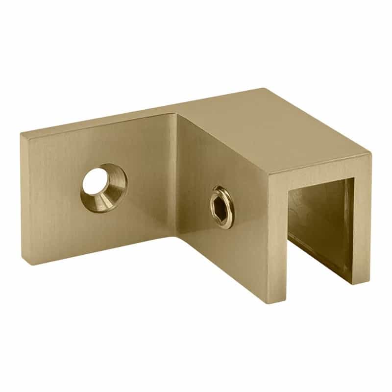 – Glass Simple Wall-Mount Right Hand Sleeve-Over Clamp