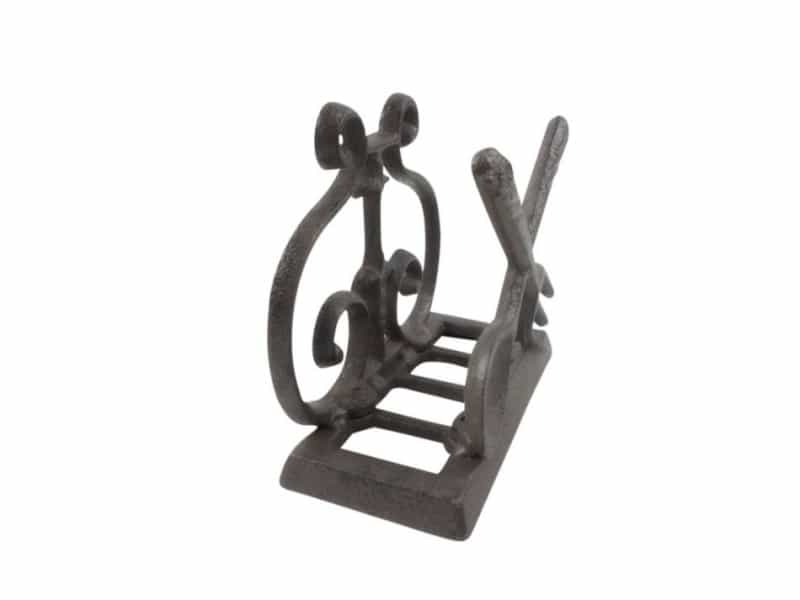 Cast Iron Fork And Spoon Kitchen Napkin Holder 5"