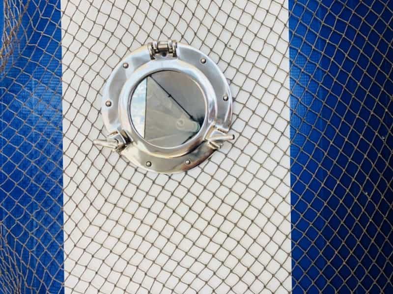 Chrome Decorative Ship Porthole Mirror 8"