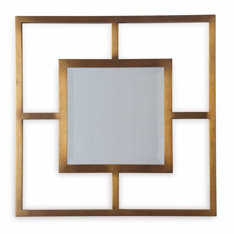Cairo Brass Open Mirror