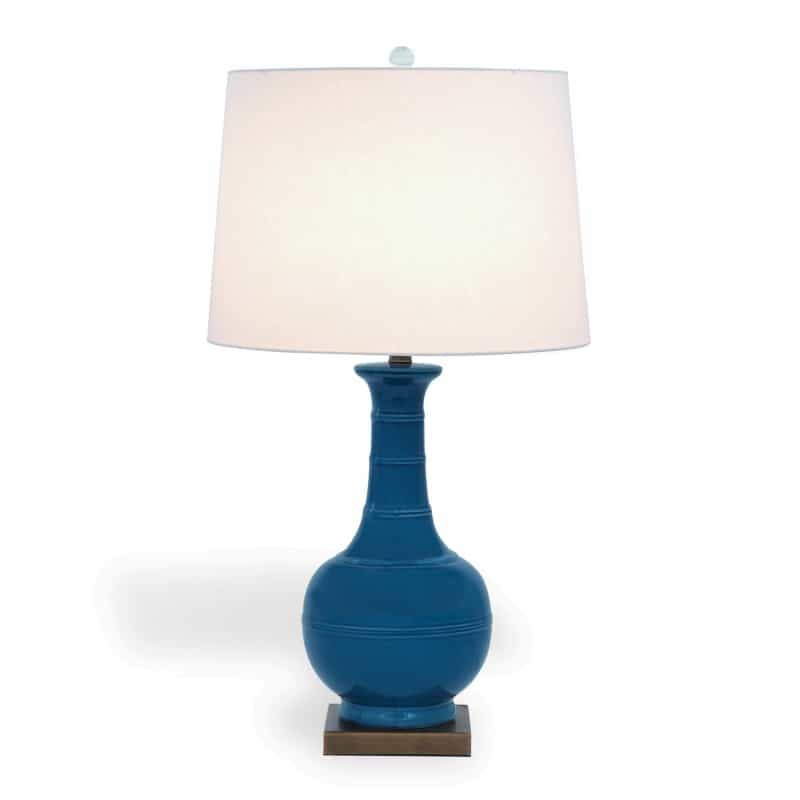 Kelly Blue Lamp 31"h