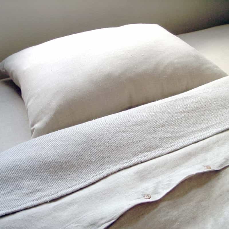 Elmsbury Organic Hemp Bed Sheets Pillowcases Duvet Covers & Sheet Sets (Oc Thread) (100% Biodegradable)