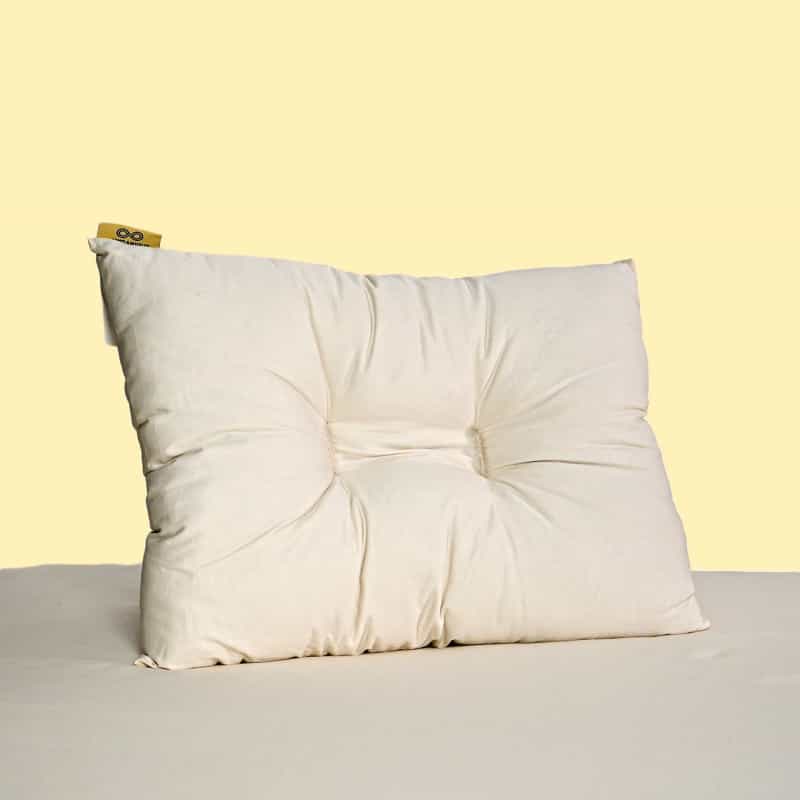 Oahu 100% Wild Kapok Contour Pillow (Organic Cotton Casing) (Made In Usa)