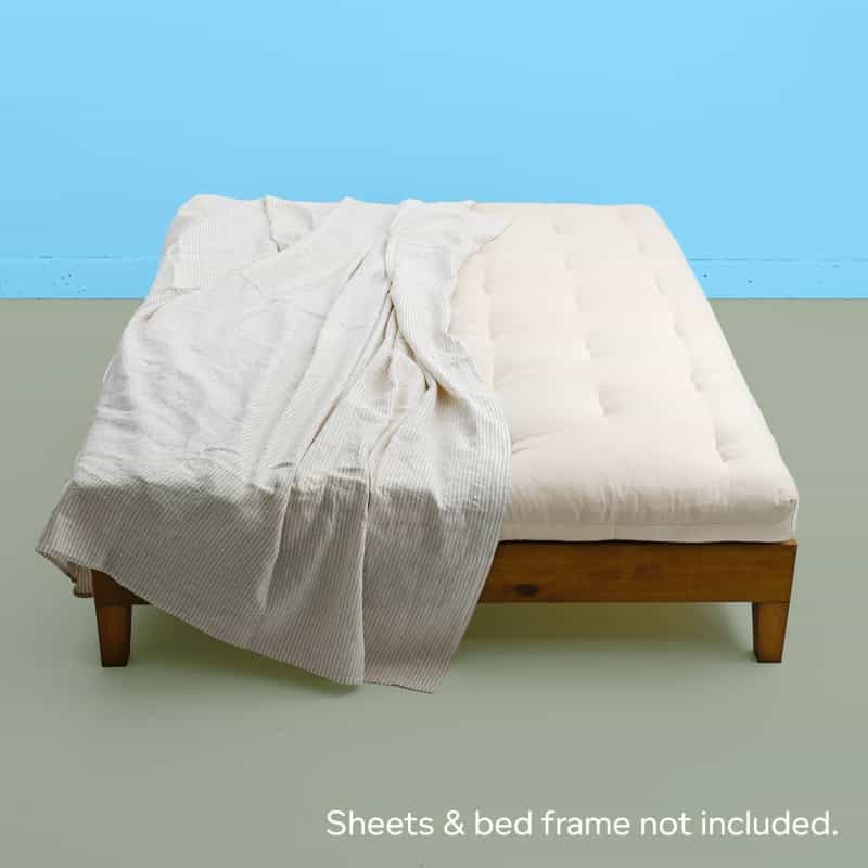 Dreamer Organic Cotton Mattress With Natural Latex Core (Organic Wool As Natural Fire Retardant) (Grown And Handmade In Usa)
