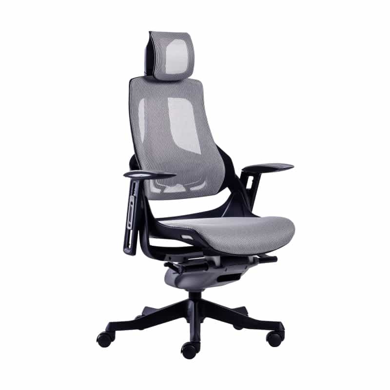 Techni Mobili Lux Ergonomic Executive Chair, Grey
