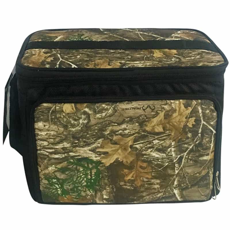 Brentwood Kool Zone 12 Can Insulated Cooler Bagwith Hard Liner In Realtree Edge Camo
