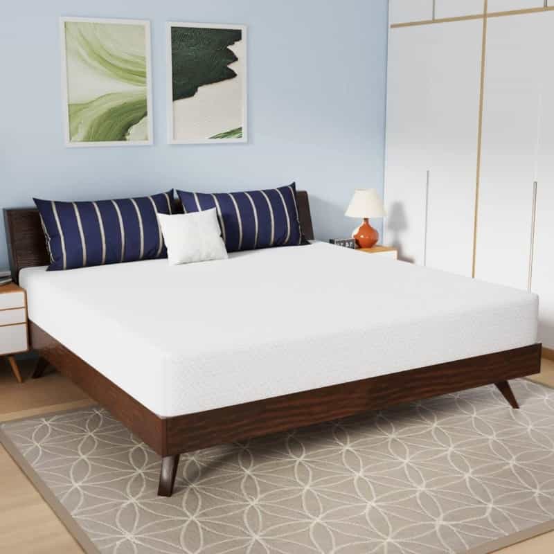 King Size 10-Inch Charcoal Infused Memory Foam Mattress With Removable Cover