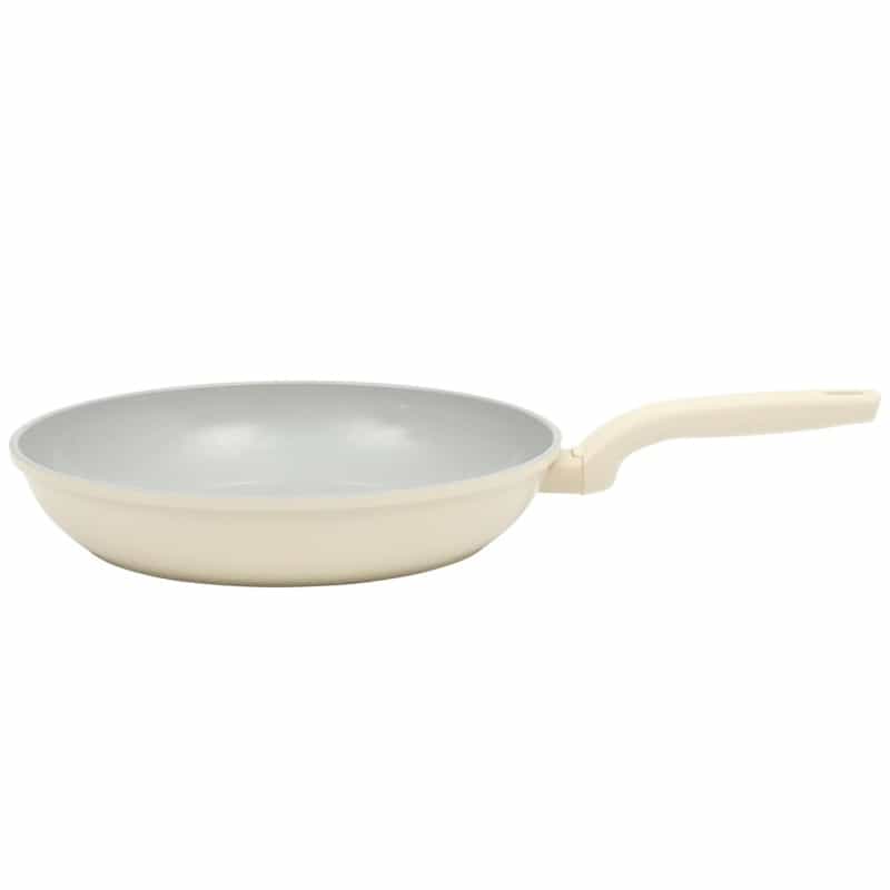 Gibson Home Barnsdall 12 Inch Nonstick Aluminum Frying Pan In Linen
