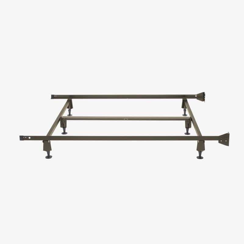 King Size Steel Metal Bed Frame With Bolt-On Headboard Brackets
