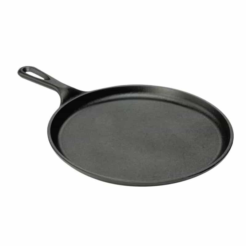 10.5 Inch Round Pre-Seasoned Cast Iron Skillet Griddle Frying Pan Made In Usa