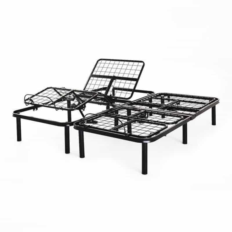 Split King Size Electric Head Foot Adjustable Bed Base With Remote