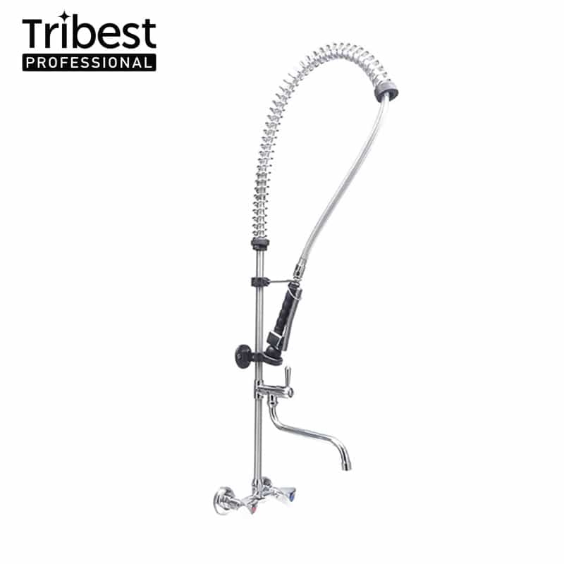Cancan® Mt04 Deluxe Wall Mounted Pre-Rinse Faucet