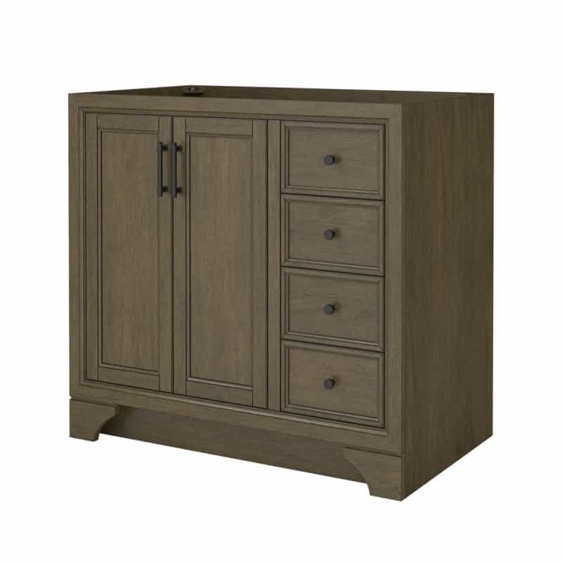 Lanaagan Shaded Timber Wood Freestanding Bathroom Vanity - 36" - Shaded Timber