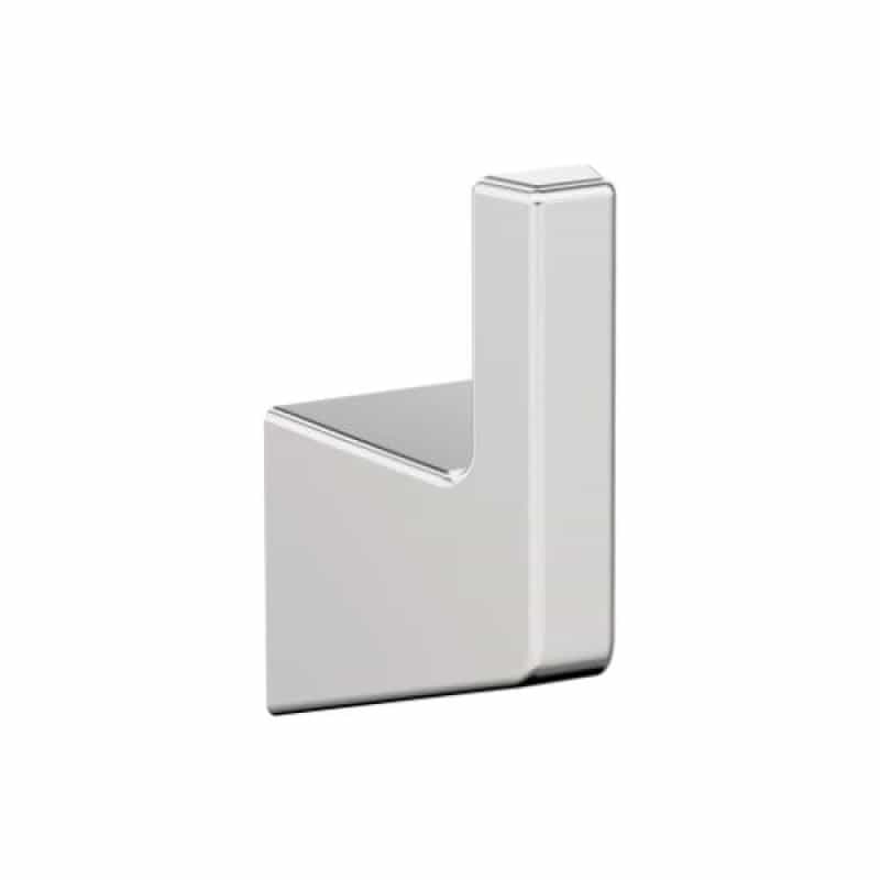 Blackrock Zinc Single Prong Robe Hook - Chrome - 3 9/16" (90 Mm) Length