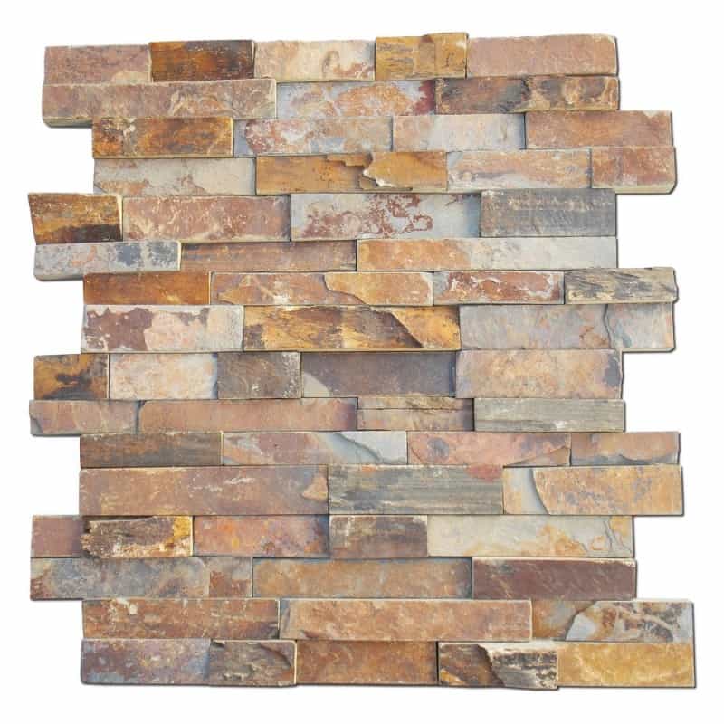 California Gold Slate Ledgestone - Split Face - 6" X 24"