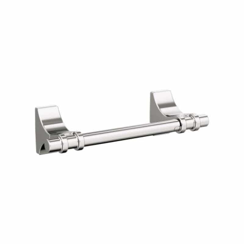 Davenport Zinc & Stainless Steel Pivoting Double Post Toilet Paper Holder - Polished Nickel - Pivoting Double Post
