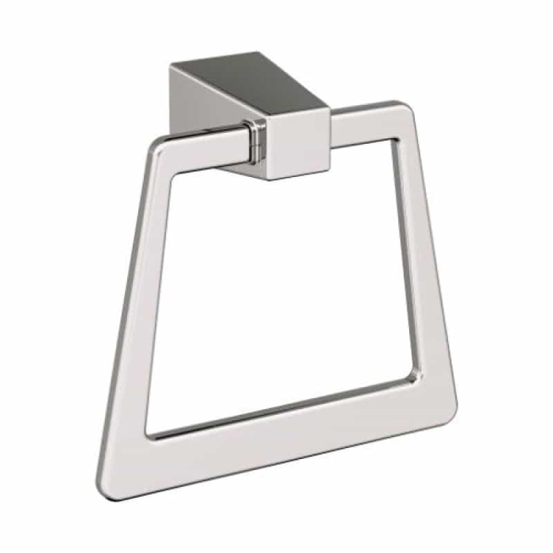 Blackrock Zinc Wall Mounted Towel Ring - Polished Nickel - 7 1/4" (184 Mm) Length
