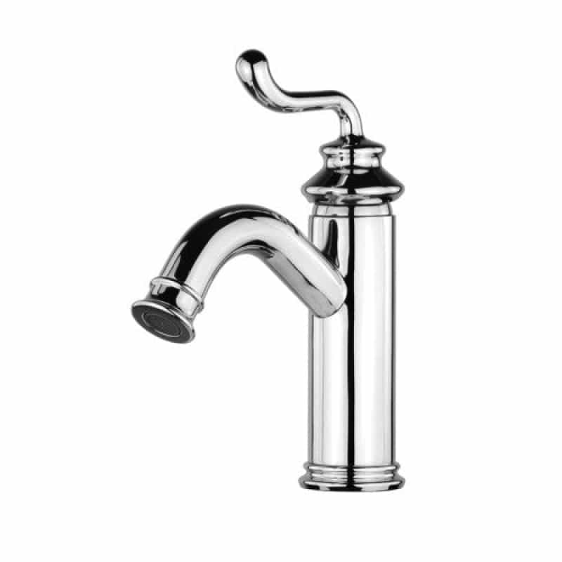 8001 001 01 Chrome Brass Vessel Bathroom Faucet - Single Handle / One Hole - Chrome