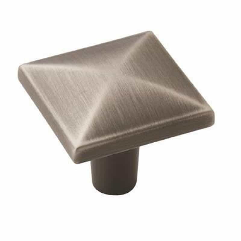 Extensity Zinc Cabinet Knob - Antique Silver - 1 1/8" (29 Mm) Length