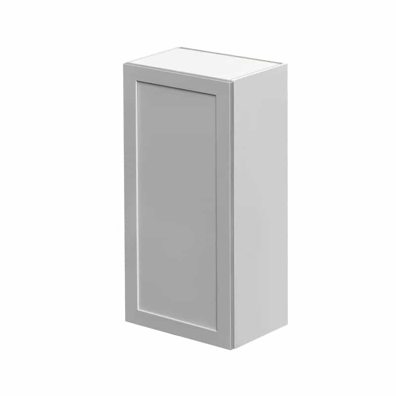 Mallorca Dolphin Gray Shaker Wood Kitchen Wall Cabinet - 21" X 12" X 42" (Assembly Required) - Dolphin Gray