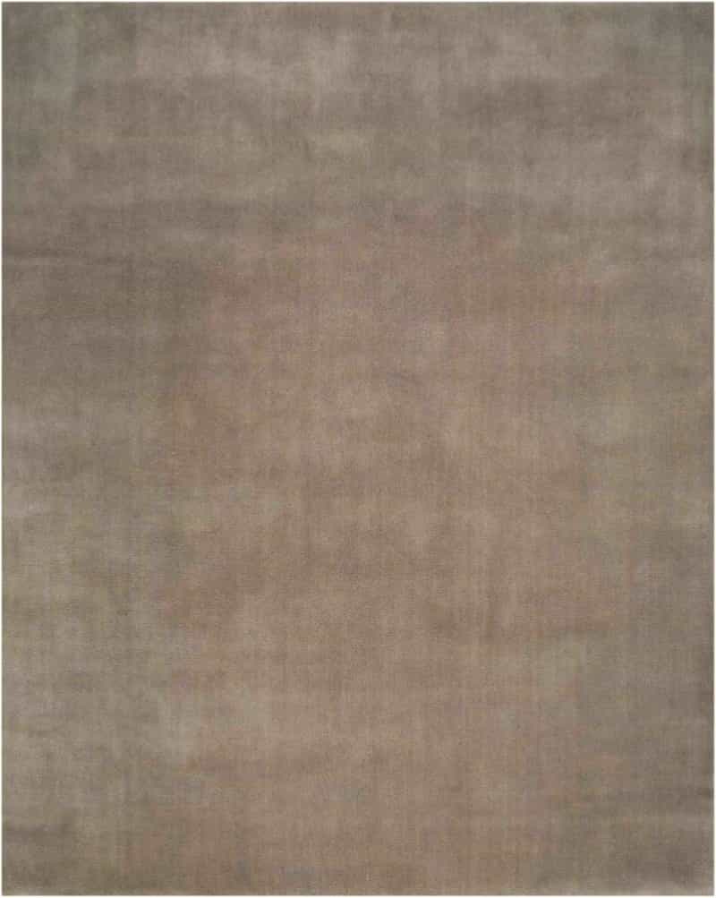 Plush Cloud Taupe Plc01 Wool Blend Contemporary Area Rug - 9 Ft X 12 Ft - Taupe