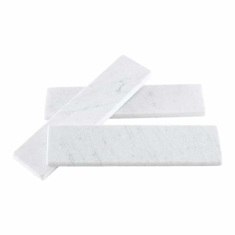 White Carrara Marble Tile - Tumbled