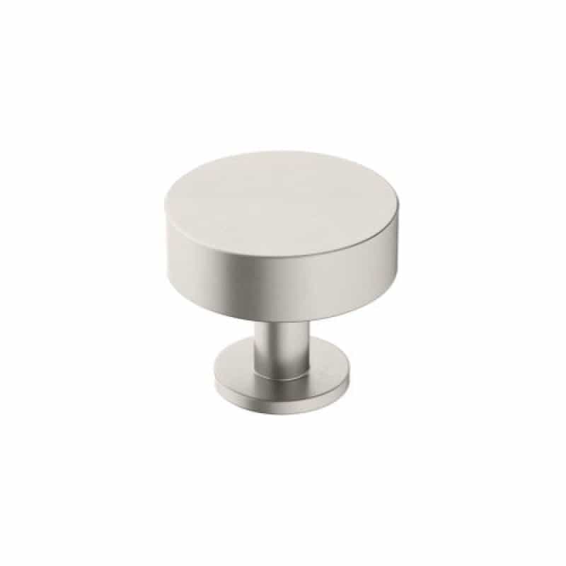 Radius Stainless Steel Cabinet Knob - Satin Nickel - 1 1/4" (32 Mm) Length