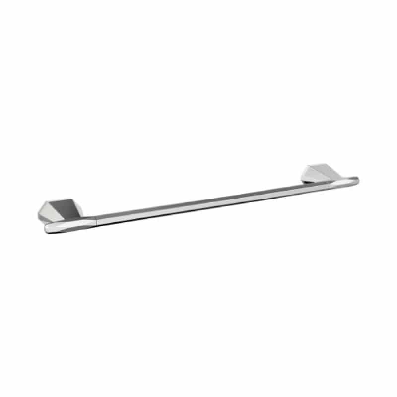 St. Vincent Zinc & Stainless Steel Single Wall Mounted Towel Bar - Chrome