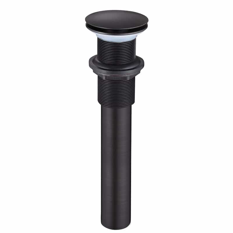 Bathroom Sink Pop Up Drain Without Overflow - Venetian Bronze - 1.25" X 8.9"
