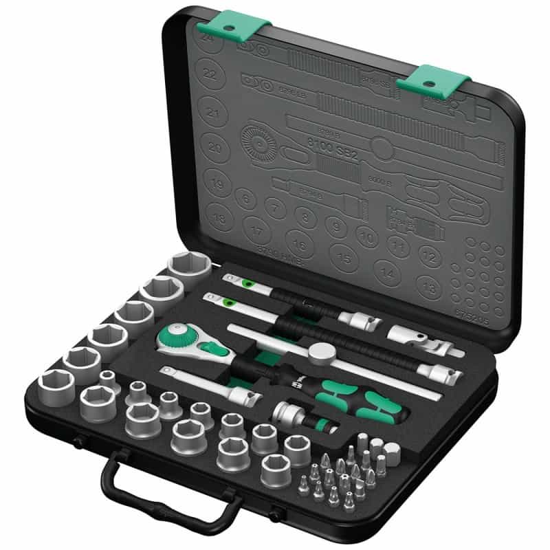 Wera Metric 3/8” Drive Speed Ratchet Set (43-Piece Set)