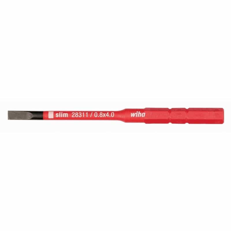 Wiha Insulated Slimline Blade Slotted 3.0Mm