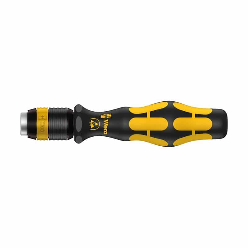 Wera Esd-Safe Bitholding Screwdriver Handle With Quick Release Bit Holder