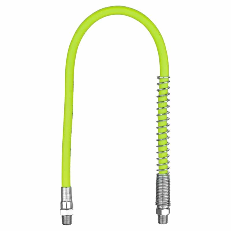 Flexzilla Grease Hose 1/8″ X 18″ 1/8″ Mnpt Ends Spring Guard