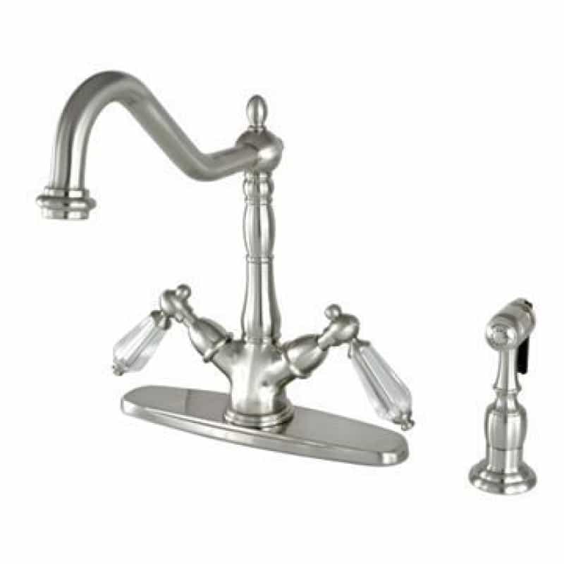 Restorers Wilshire Ks123xwllbs-P Two Handle Single Hole Kitchen Faucet